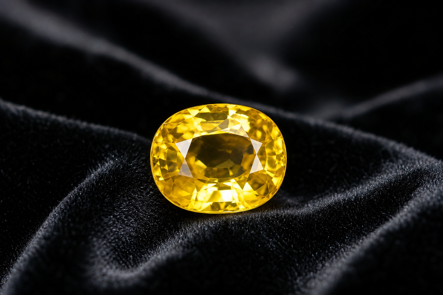 Certified Pukhraj Yellow Sapphire 5.25 Ratti
